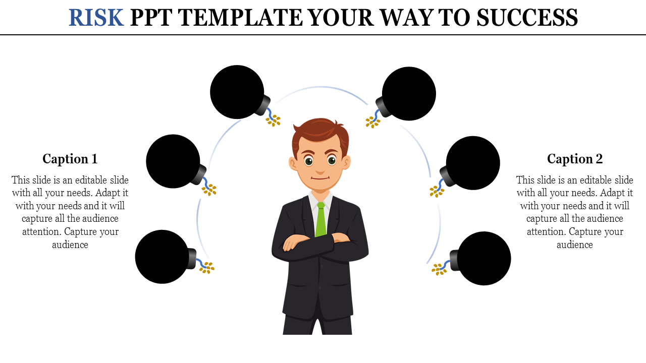 risk ppt template-RISK PPT TEMPLATE Your Way To Success